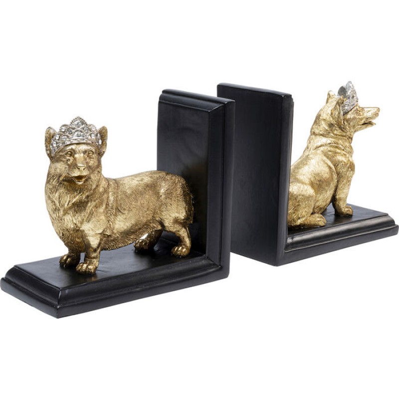 Bookend Royal Standing Corgi (2/Set)